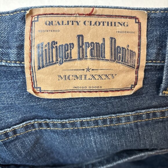 TOMMY HILFIGER Vintage Size 34/32 FREEDOM Premium Denim Jeans Relaxed Fit - Picture 5 of 5